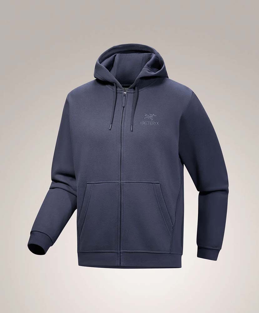 Emblem Fleece Full-Zip Hoody Men's(L(MEN) Black Sapphire/ブラック