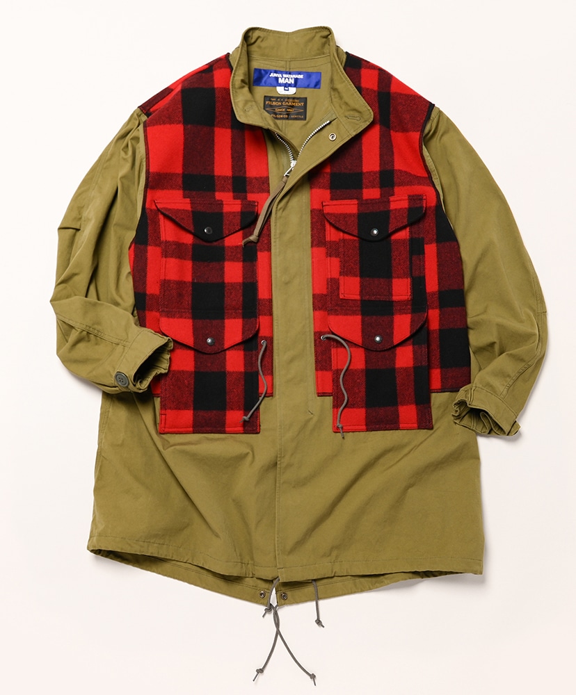 WP-C016-051 - 綿ウェザーバイオ加工×マッキーノウール Filson Wネーム