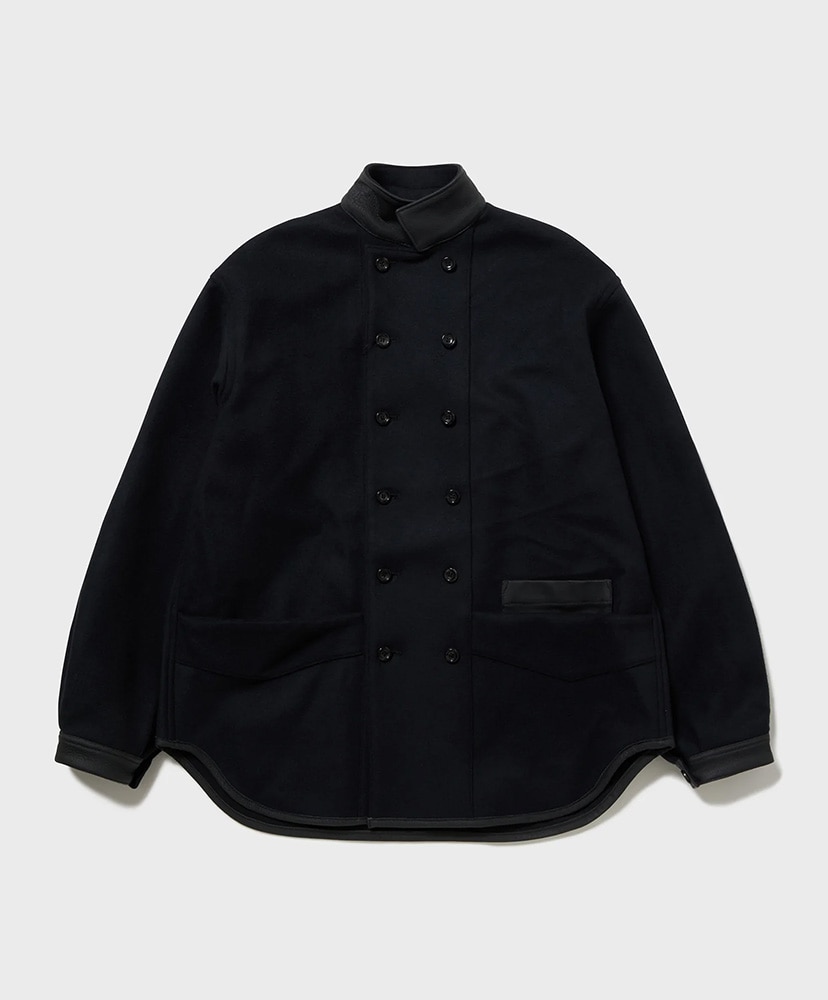 AUBERGE 美品 オーベルジュ ポロシャツ 44 ネイビー NIVEN30 ネイビー 42