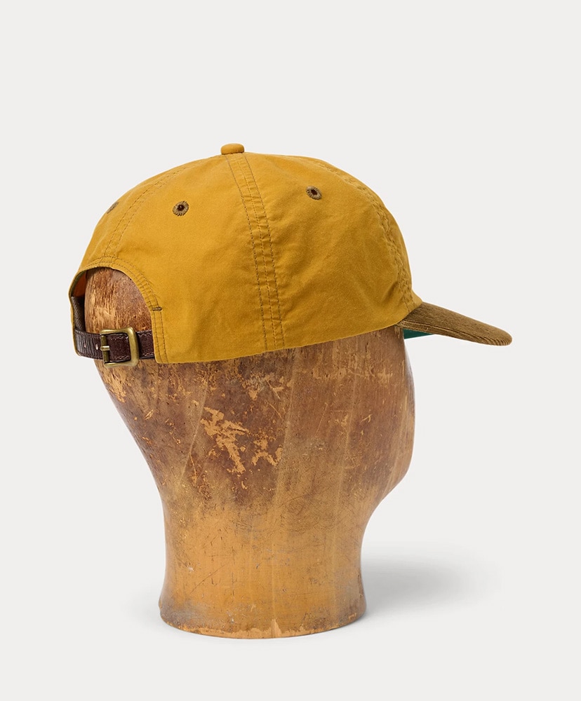 Corduroy-Bill Oilcloth Ball Cap(ONE Mustard/マスタード): RRL
