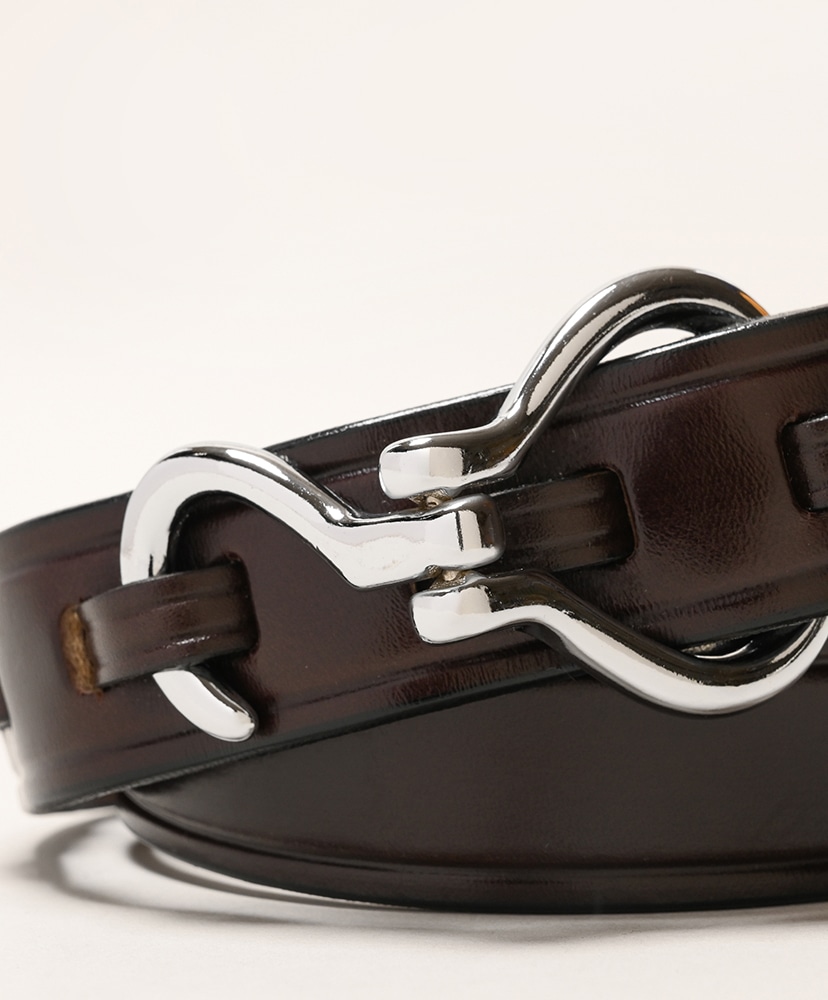 Hoof Pick Belt(30(MEN) Havana×Nickel/ハバナ×ニッケル): TORY LEATHER