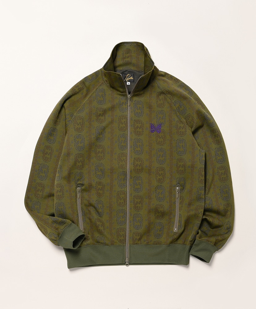 Track Jacket - Poly Jacquard(1(WOMEN) Orange/オレンジ): NEEDLES