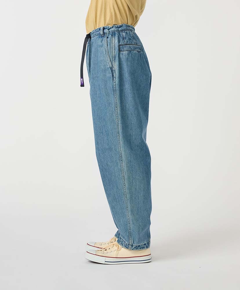 Denim Wide Tapered Field Pants(30(MEN) IB/インディゴブリーチ): THE
