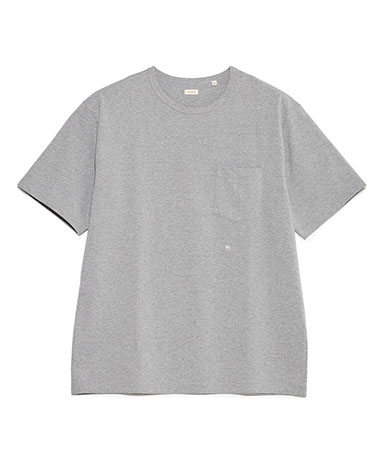 COOLMAX Jersey Pocket Tee(L(MEN) HG/ヘザーグレー): nanamica