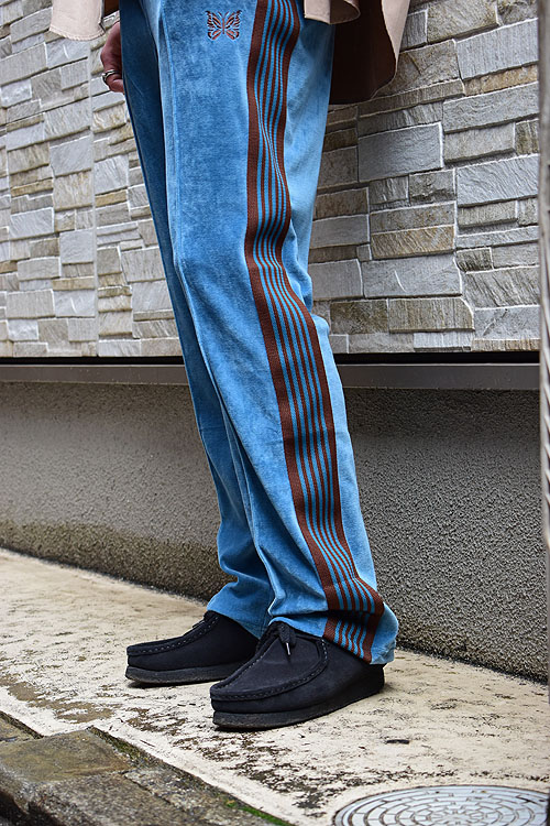 NEEDLES[ニードルズ] 23SS Narrow Track Pant - C/PE Velour