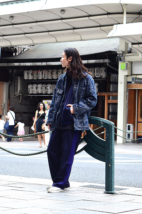 NEEDLES[ニードルズ] 23AW Track Jacket-Poly Smooth [Wine/Ivy Green