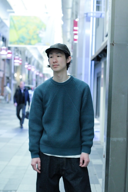 BATONER[バトナー] Signature Crew Neck / Signature Drivers Knit