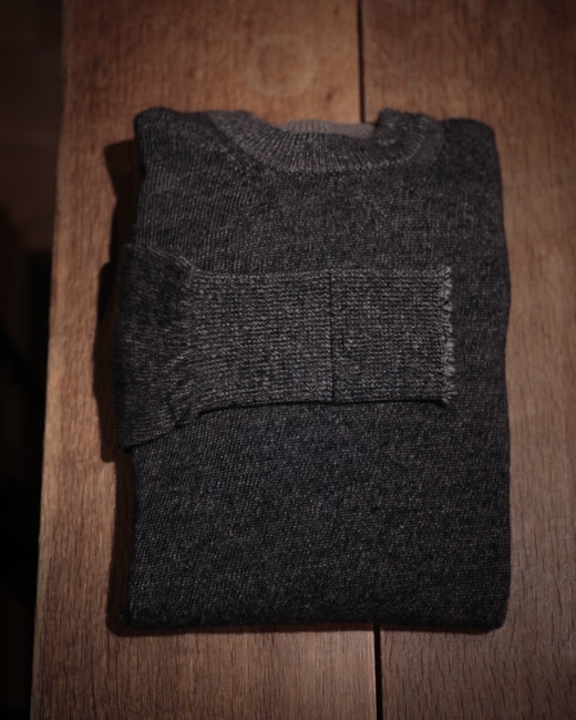 MAATEE&SONS 裏カシミヤ ひょっとこP/O SWEATER