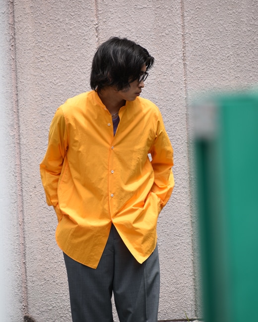 MAATEE&SONS 160番TANSHI 半無双BAND COLLAR [SUN FLOWER]