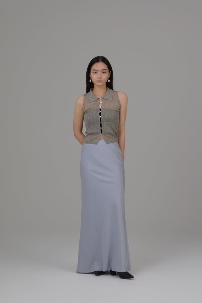 front button knit tops – louren store