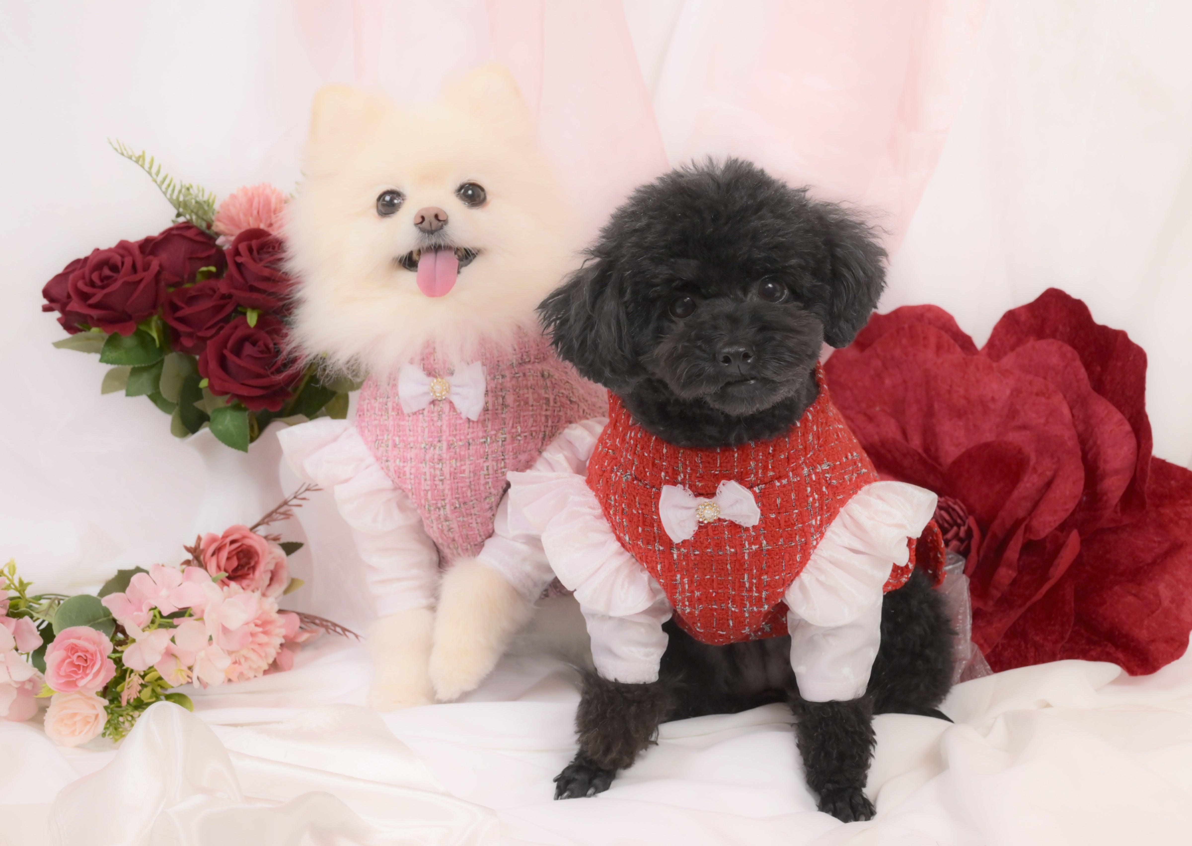 Tweed dress【Pink】 – LoVenush