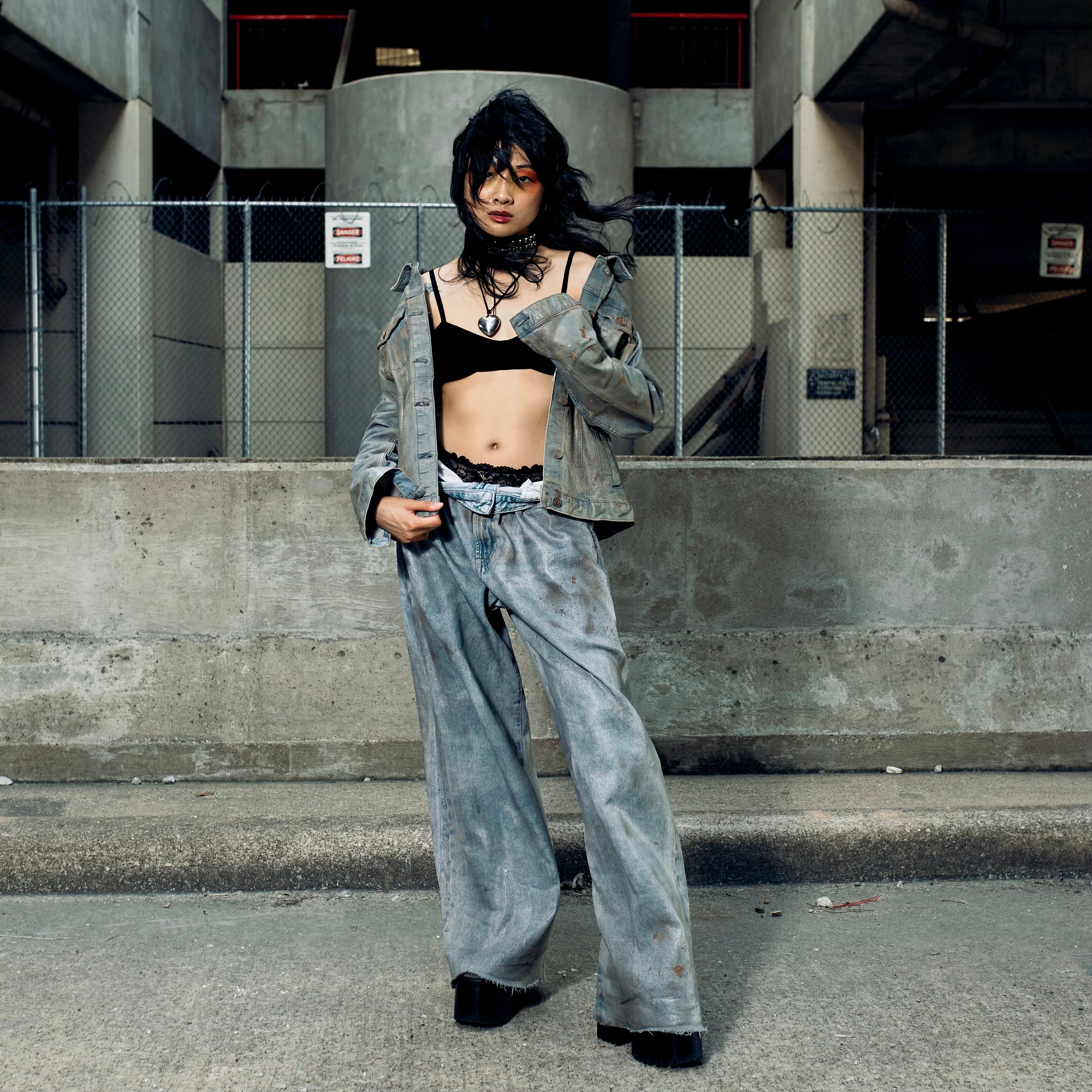 Worker Wide-leg Wax Denim – Lowheads