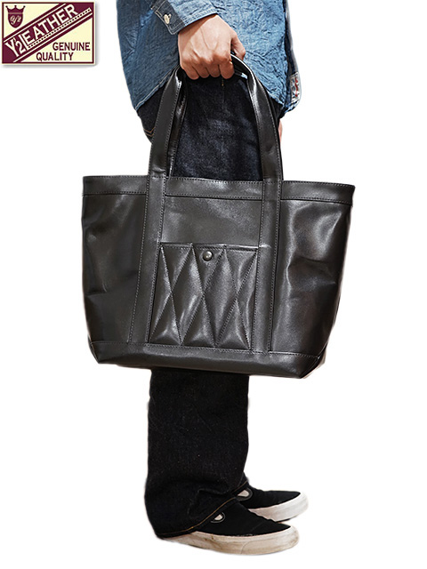 Y'2 LEATHER（ワイツーレザー） 】 ホースハイドジップ付きトート