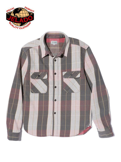 JELADO（ジェラード） 】 ヘビーチェックネルシャツ [ ショート丈