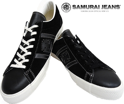 サムライ自動車倶楽部 】 アイアンクロススニーカー [ レザー X