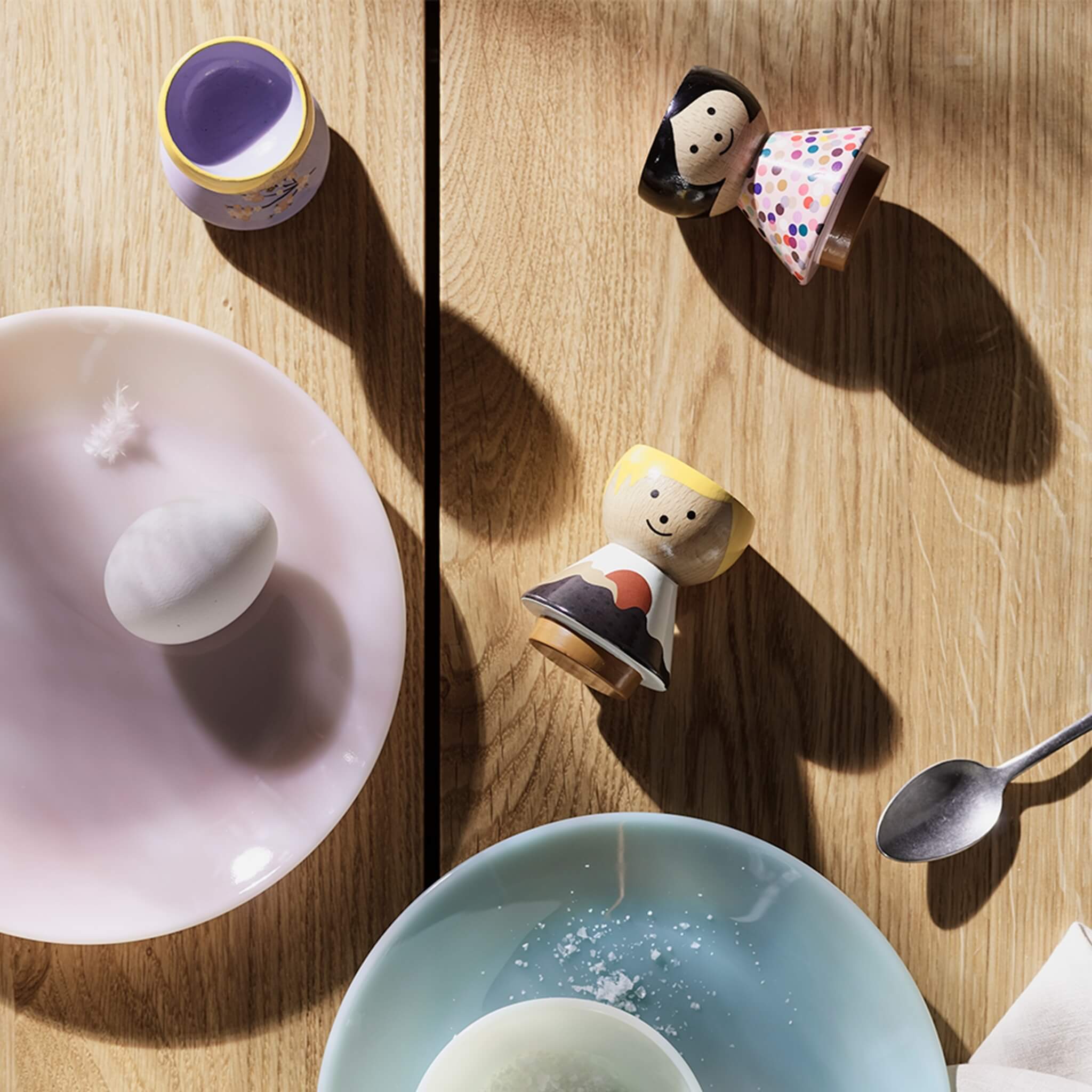 Yuki: Colorful Egg Holders - Danish Design – Lucie Kaas