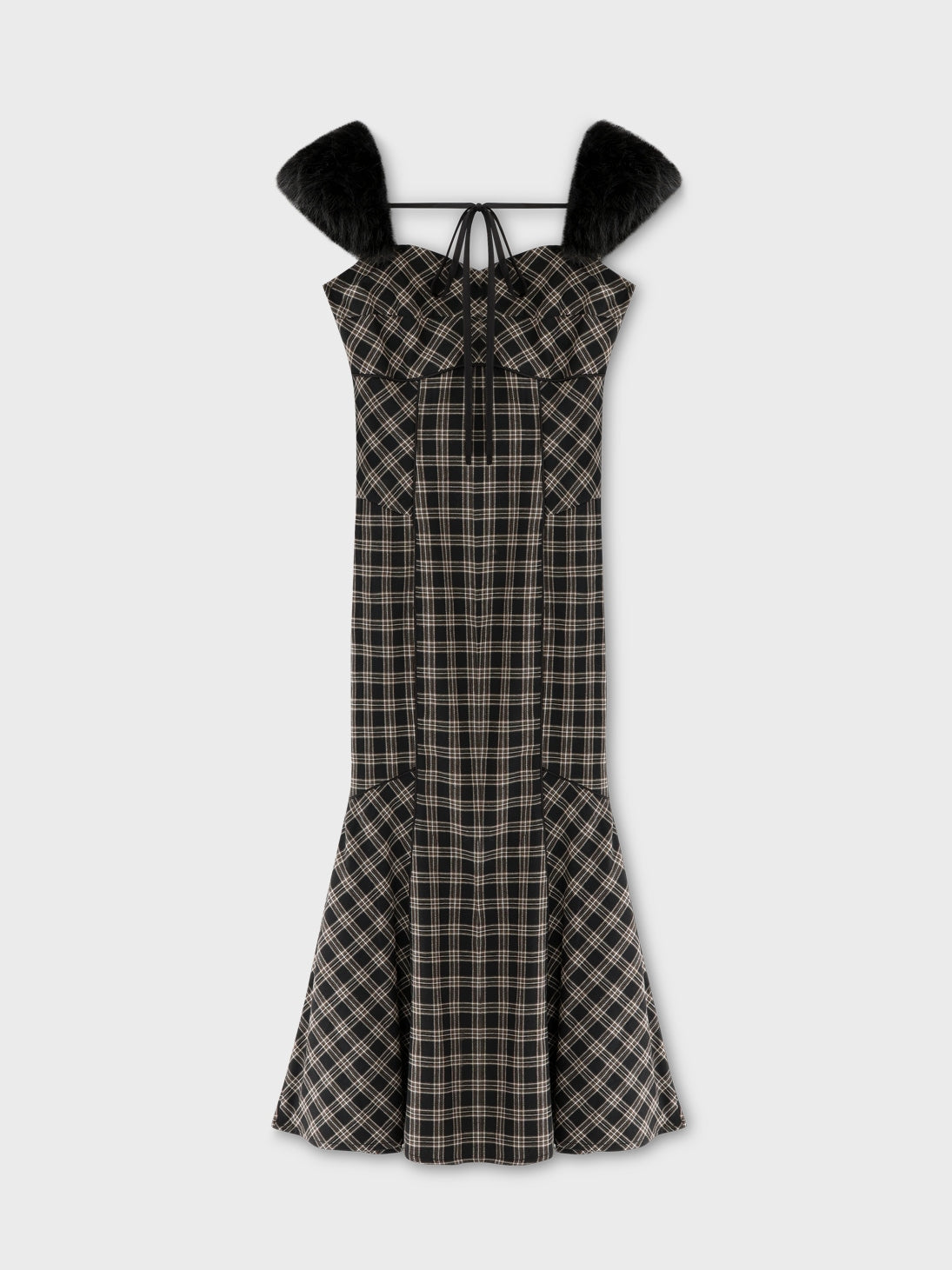 SALE】Fur sleeve mermaid onepiece(eme10718) – M me eme