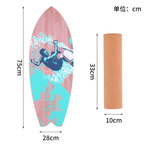 Amazon | 【LR.store】バランスボード 木製 (サーフィン スノーボード