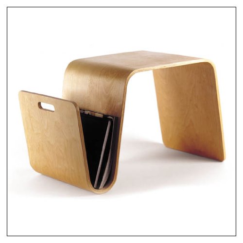 Amazon.com: OFFI & Co. Authentic Mag Table in Birch : Home & Kitchen