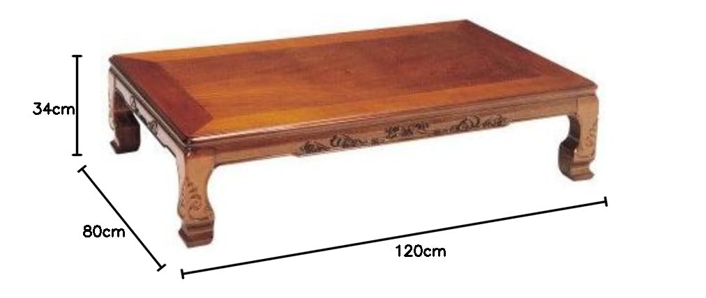 Amazon｜ローテーブル/座卓/座敷机 純和風座卓 120巾長方形 日和佐120