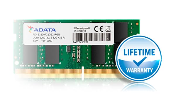 ADATA 8GB, DDR4, 3200MHz (PC4-25600), CL22, DIMM Memory : Amazon
