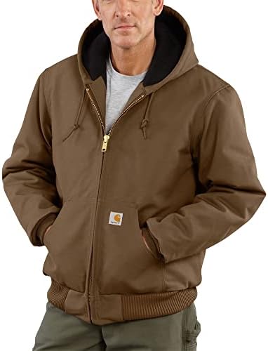 Amazon | Carhartt メンズ ビッグ & トール キルト フランネル裏地