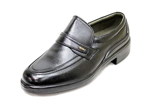 Amazon | [ボンステップ] 2201黒3E本革メンズビジネスシューズ 防水靴