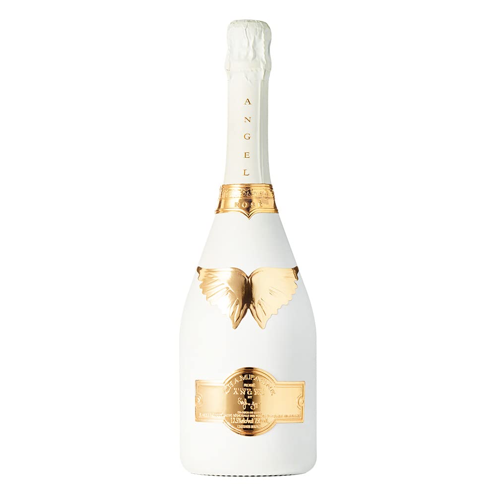 Amazon.co.jp: ANGEL CHAMPAGNE NV Brut Rosé White [エンジェル