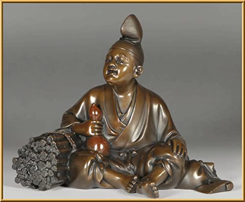 AKIKO 銅器置物 養老乃瀧伝説 養老の滝 AKIKO 銅器置物 養老乃瀧伝説