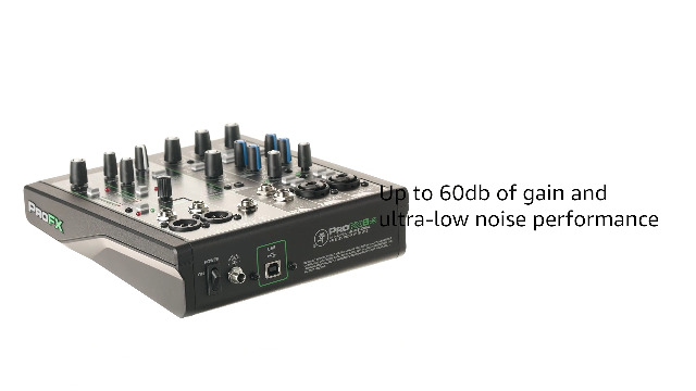 Amazon.com: Mackie ProFX6v3 6-Channel Professional Analog Mixer