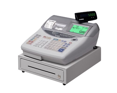 Amazon | カシオ レジスター 25部門 小型ドロア TE-5000S-A