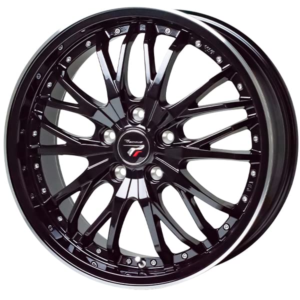 Amazon | 18インチ HM-3 7J+48 5H-114.3 1本 ホイール ブラック リム