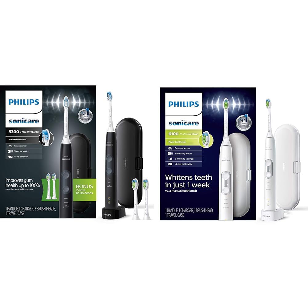 Amazon.com: Philips Sonicare ProtectiveClean 5300 Rechargeable