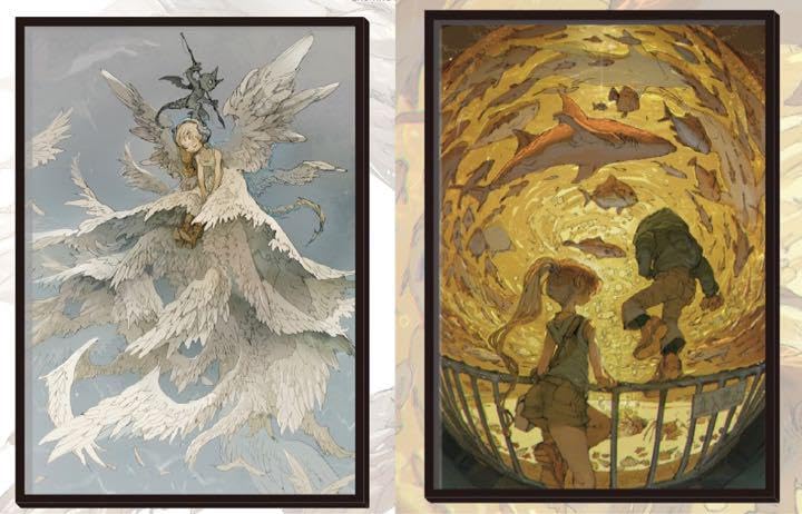 Amazon.co.jp: 出水ぽすかxヴィレッジヴァンガード 複製原画 直筆