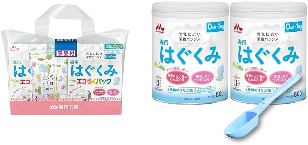 Amazon.co.jp: 【セット買い】森永 はぐくみ エコらくパック つめかえ