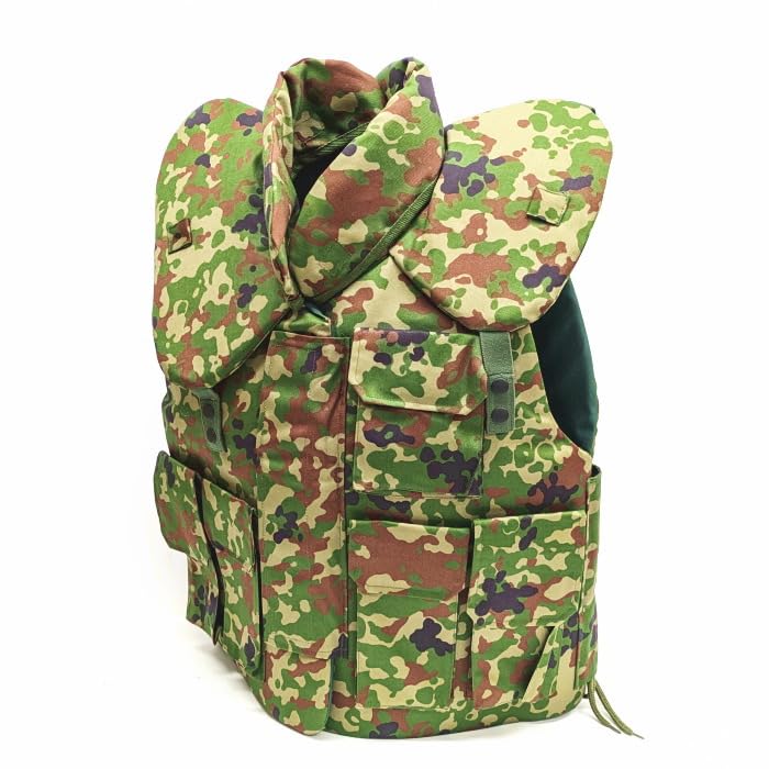 Amazon.co.jp: 陸上自衛隊 迷彩 戦闘防弾チョッキ 1型 衿カバー付