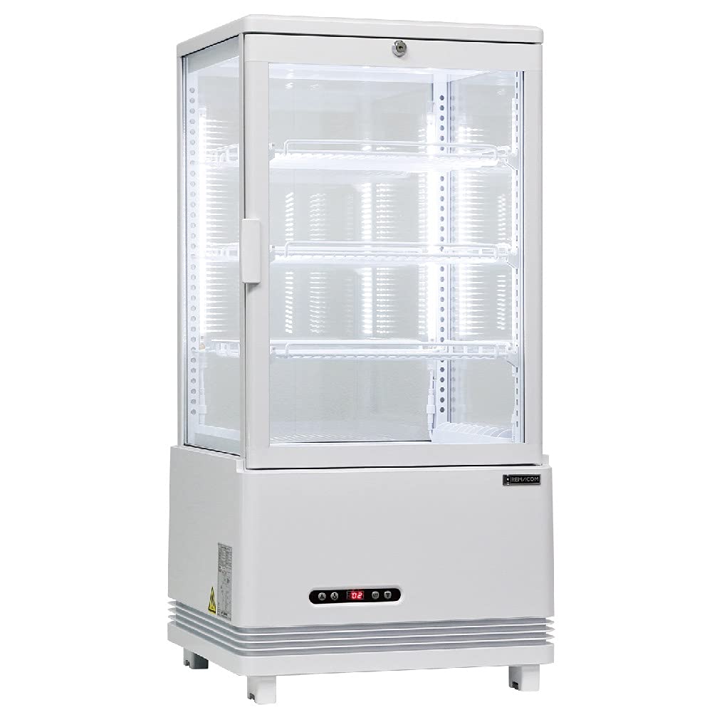 Amazon | レマコム 4面ガラス冷蔵ショーケース フォーシーズンシリーズ