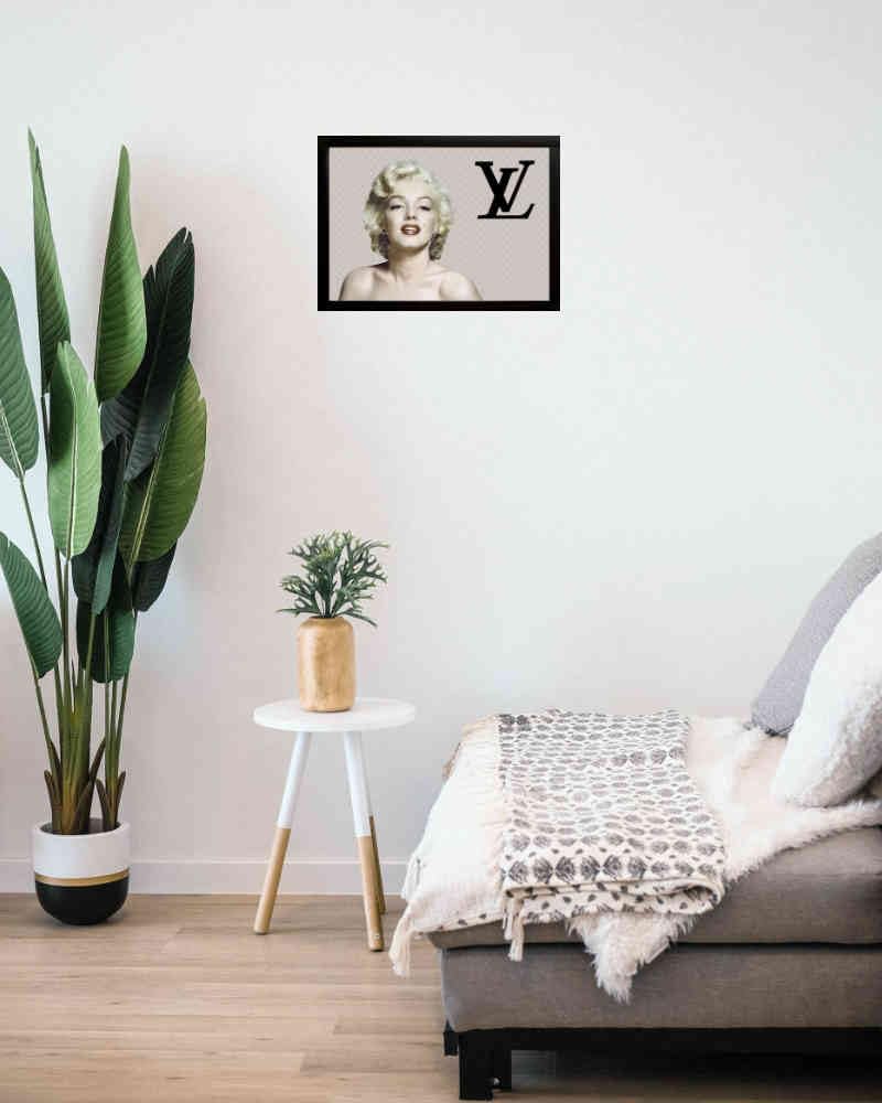 Amazon.co.jp: LV マリリンモンロー ルイヴィトン A4 アートポスター