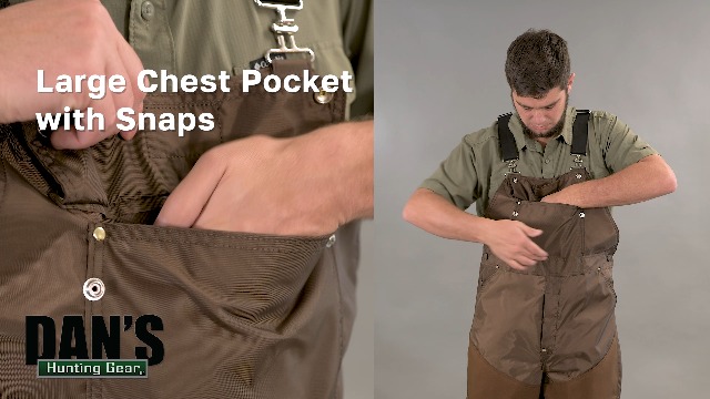 90s ビンテージ DAN'S HUNTING ナイロン オーバーオール 茶 Dan's