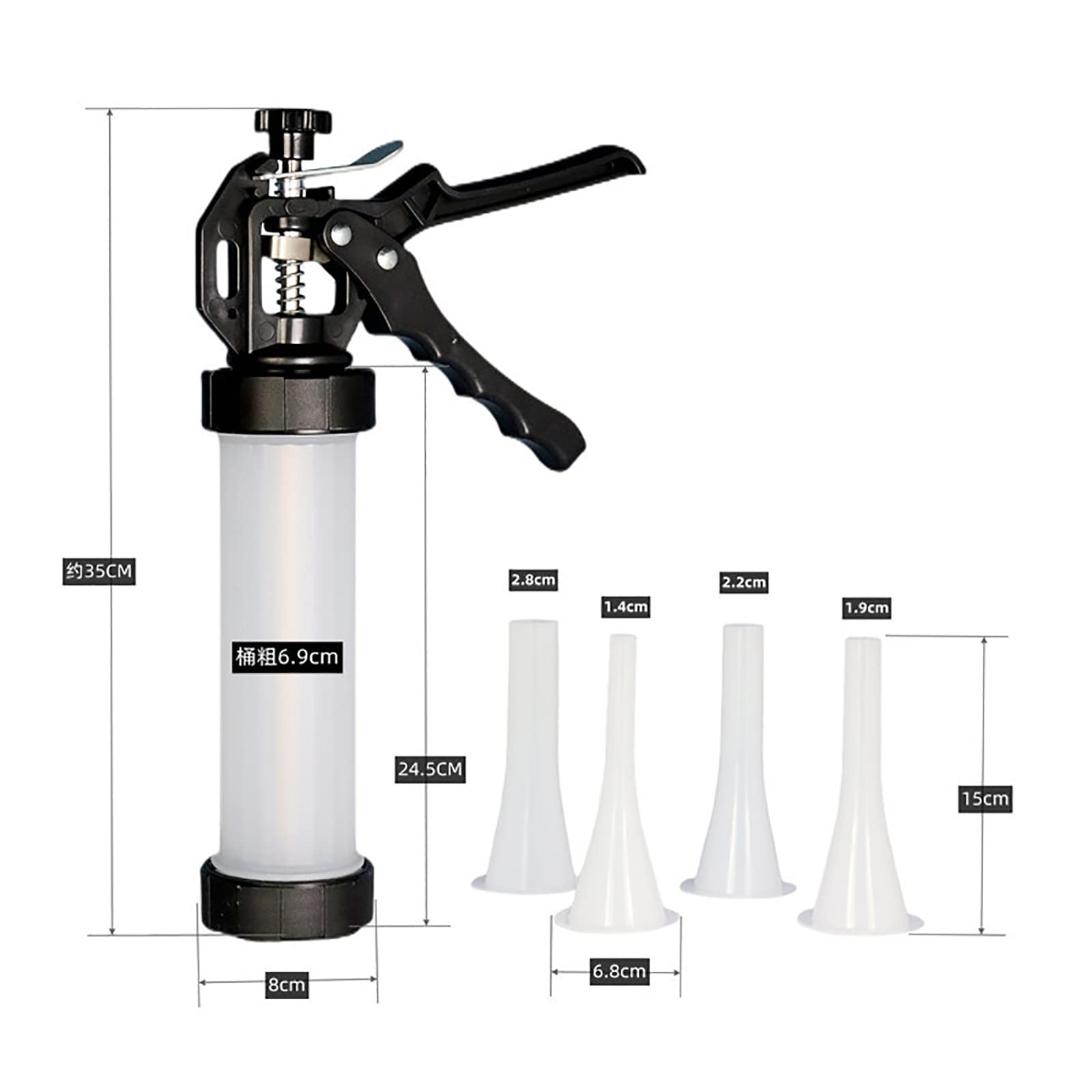 Amazon｜ソーセージスタッファー充填器 ソーセージメーカー 4つの