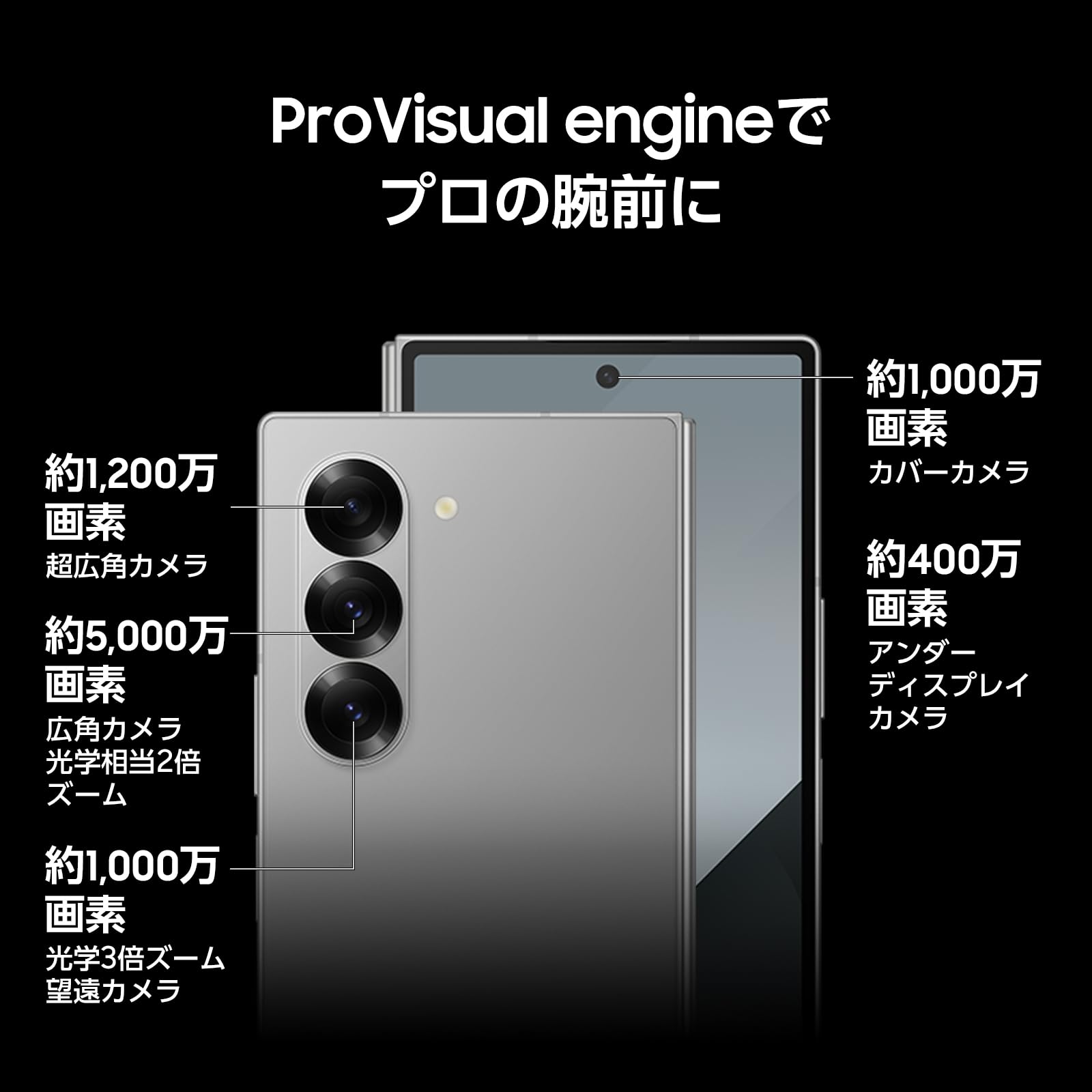 Amazon.co.jp: Galaxy Z Fold6｜512GB｜シルバーシャドウ｜Galaxy AI