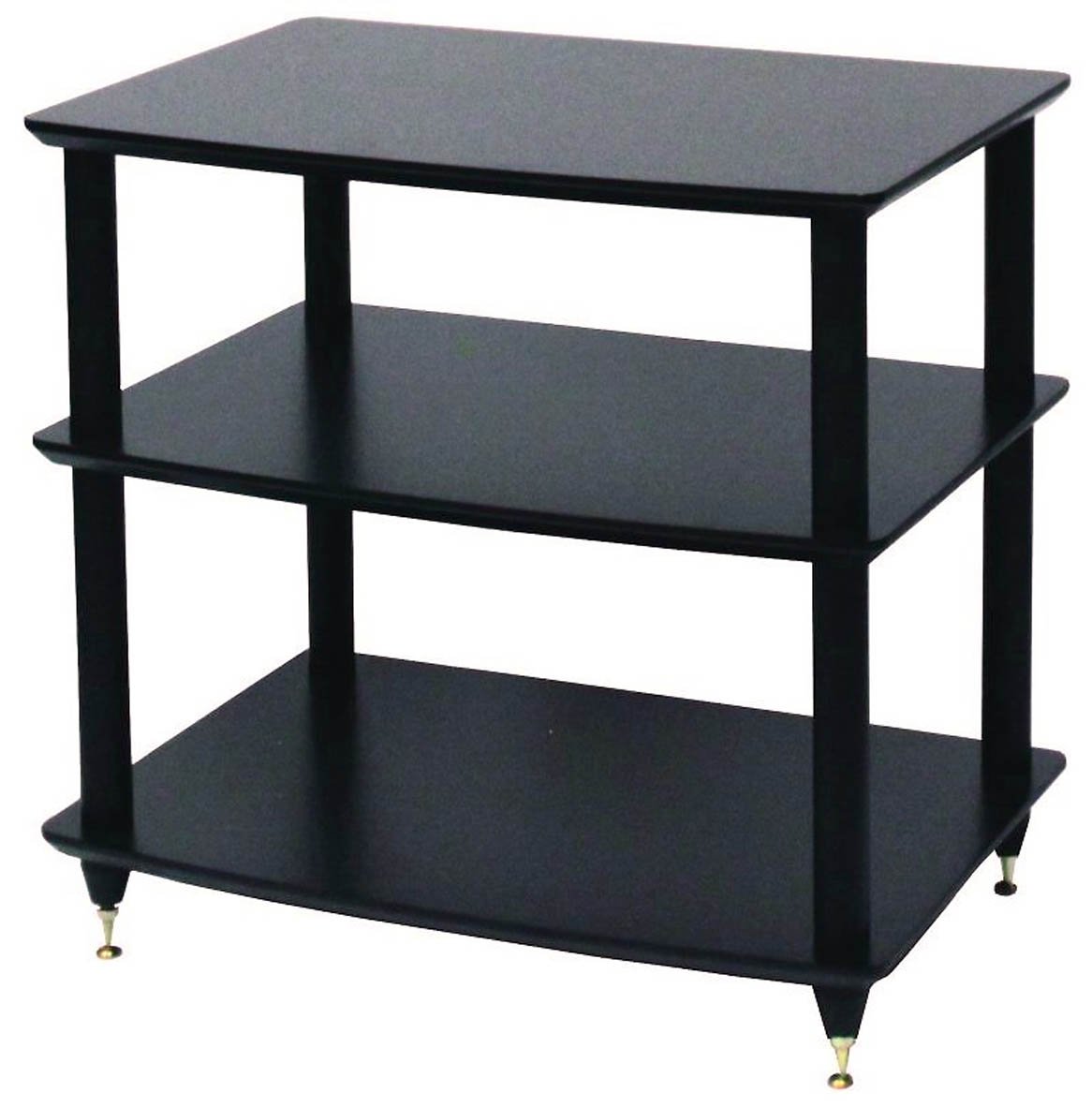 Amazon | Sound Magic HS03BB 艶消し黒棚板 黒支柱 オーディオラック