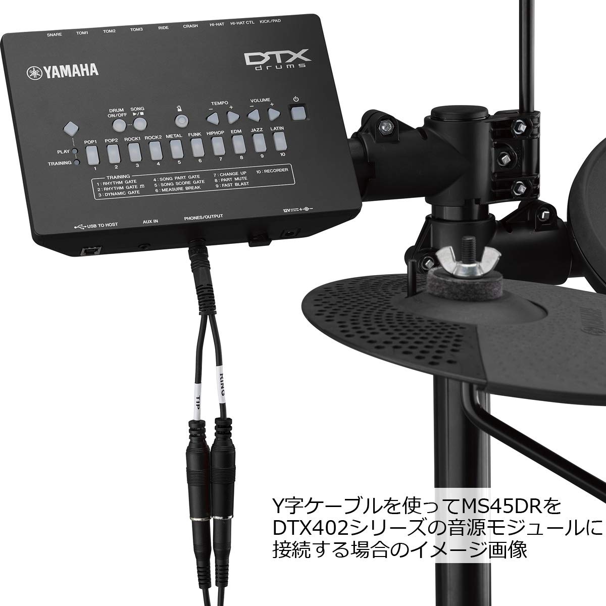 Amazon | YAMAHA / MS45DR ヤマハ 電子ドラム用モニタースピーカー Y字