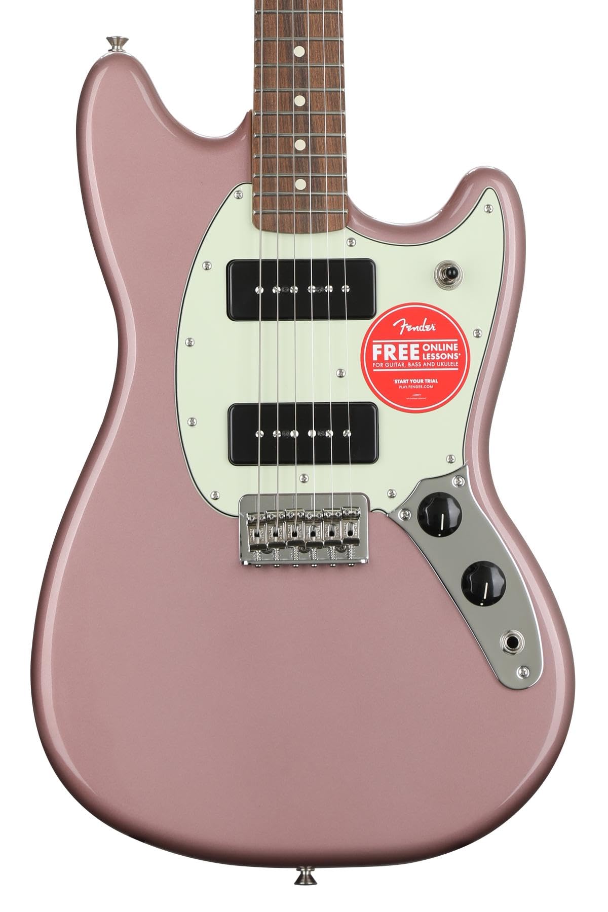 Amazon.com: Fender Player 90 Mustang Electric Guitar, Burgundy