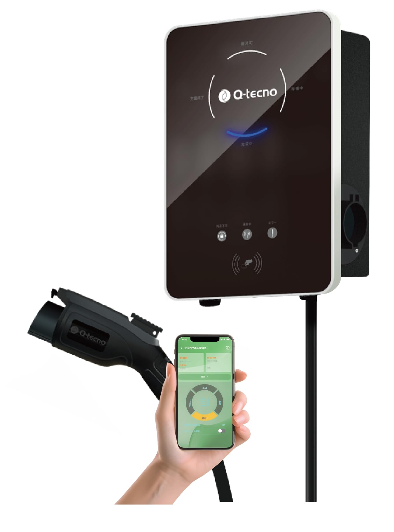 Amazon.co.jp: スマートEV充電器 九電テクノシステムズ株式会社,6.0kW