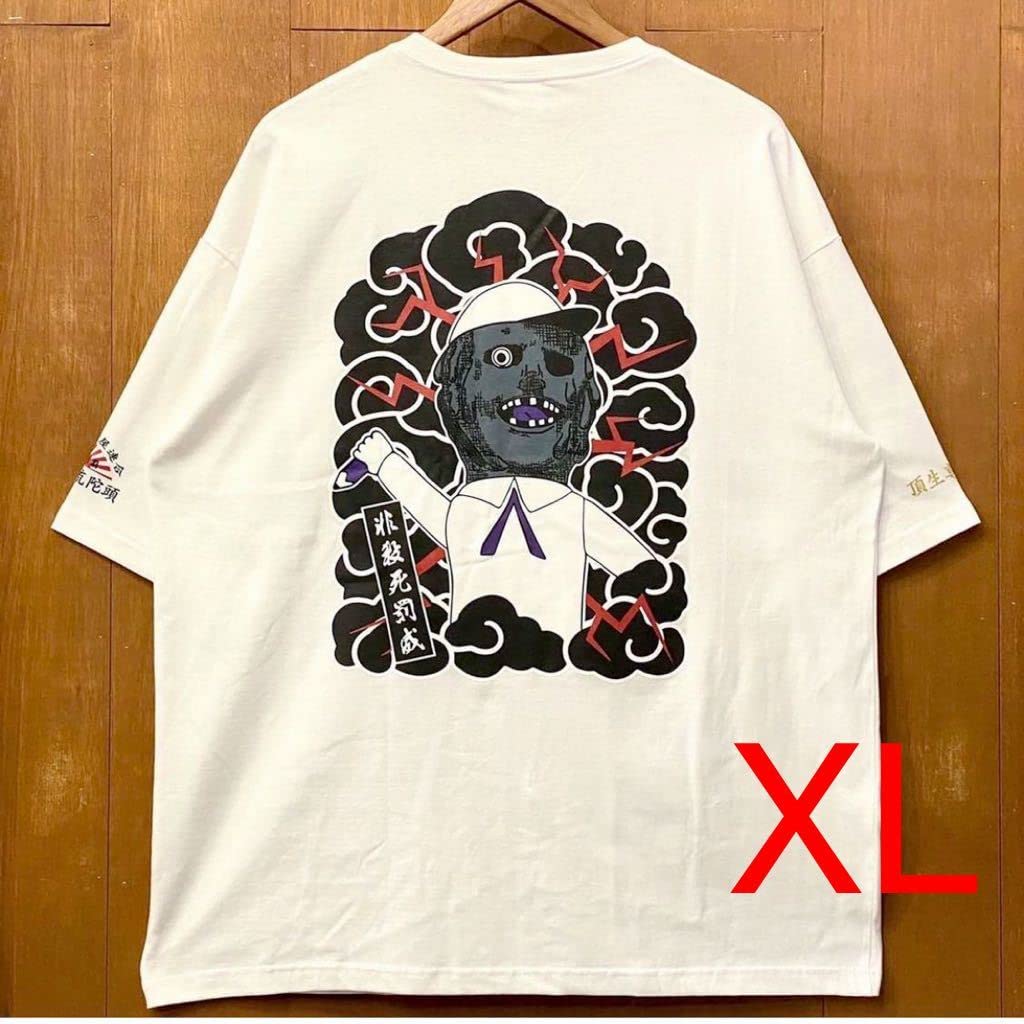 佐田ビルダーズ 初期Tシャツスカルビルド 白XL② ラス1 XL] 佐田