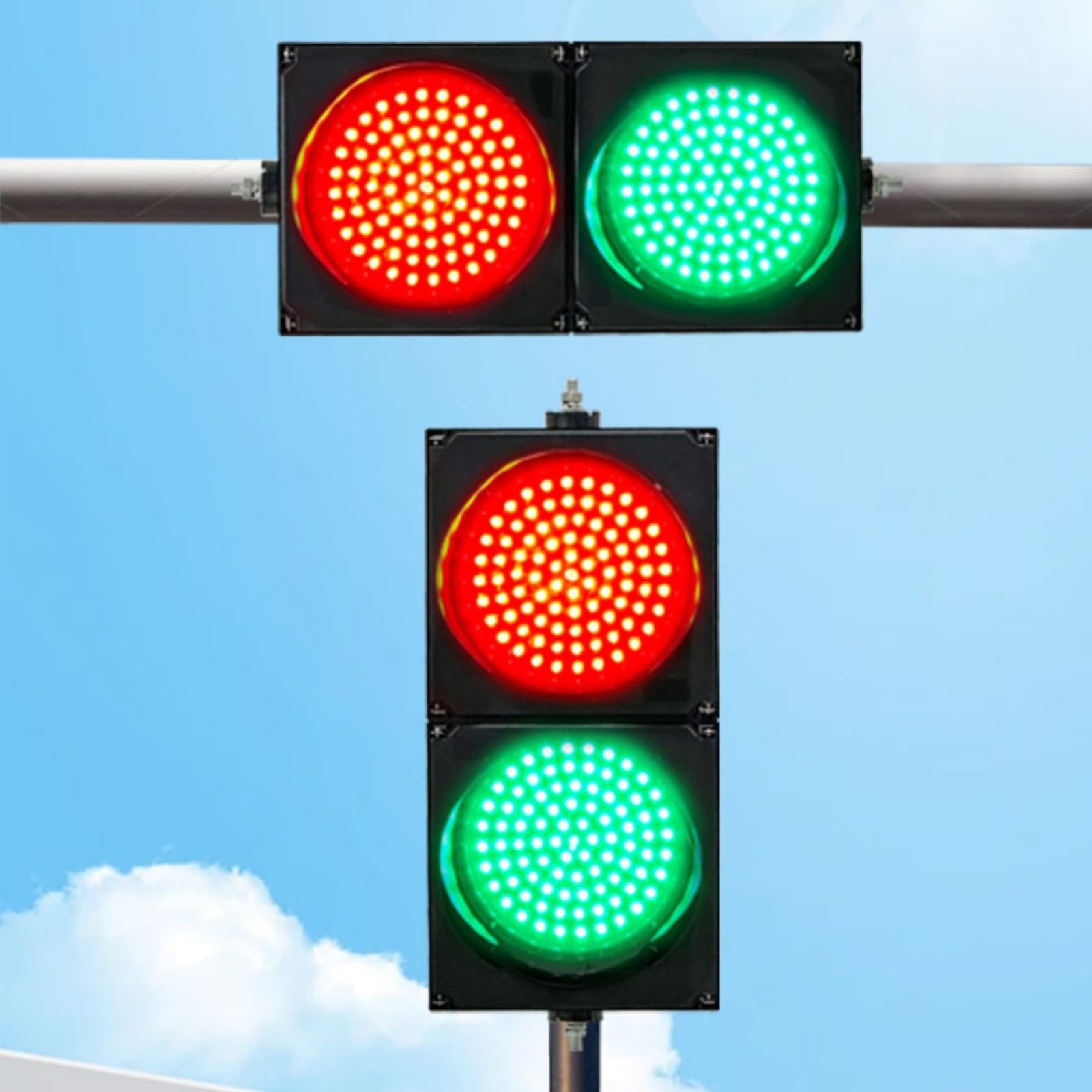 Amazon.co.jp: 200mm/300mm 信号機 本物、12V/24V/110V/220V、産業用