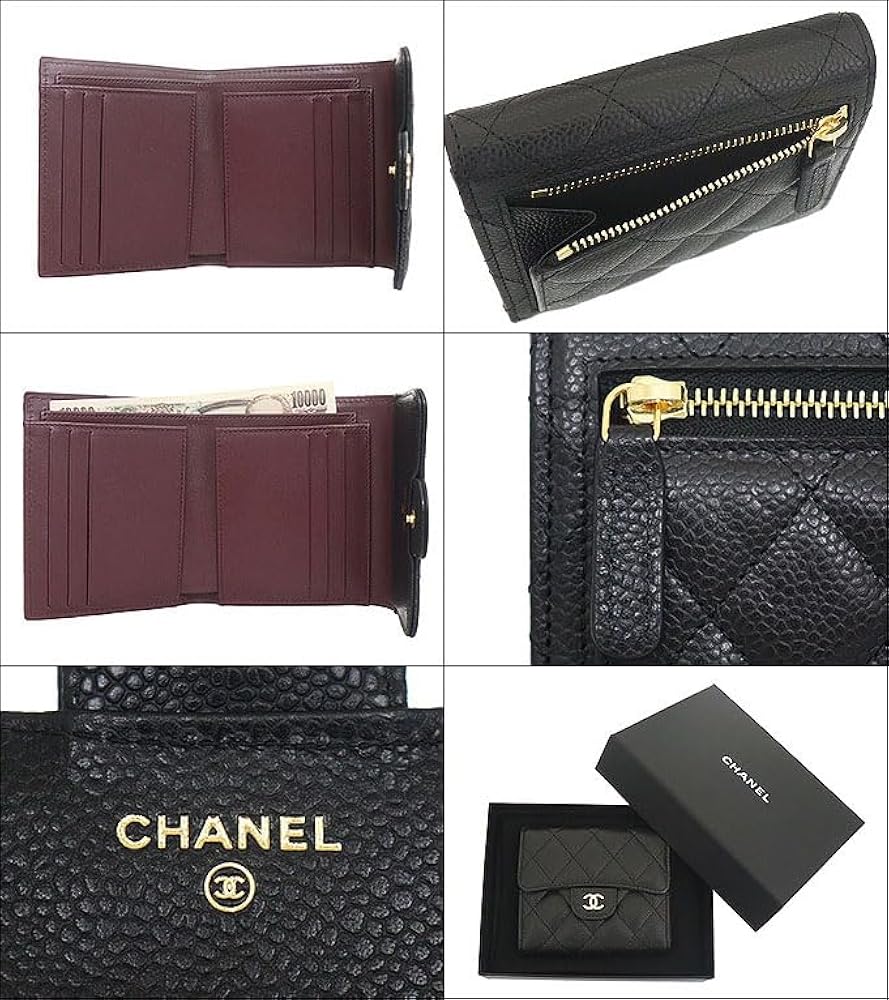 Amazon | [シャネル] 財布(二つ折り財布) AP0231 Y01864 ブラック