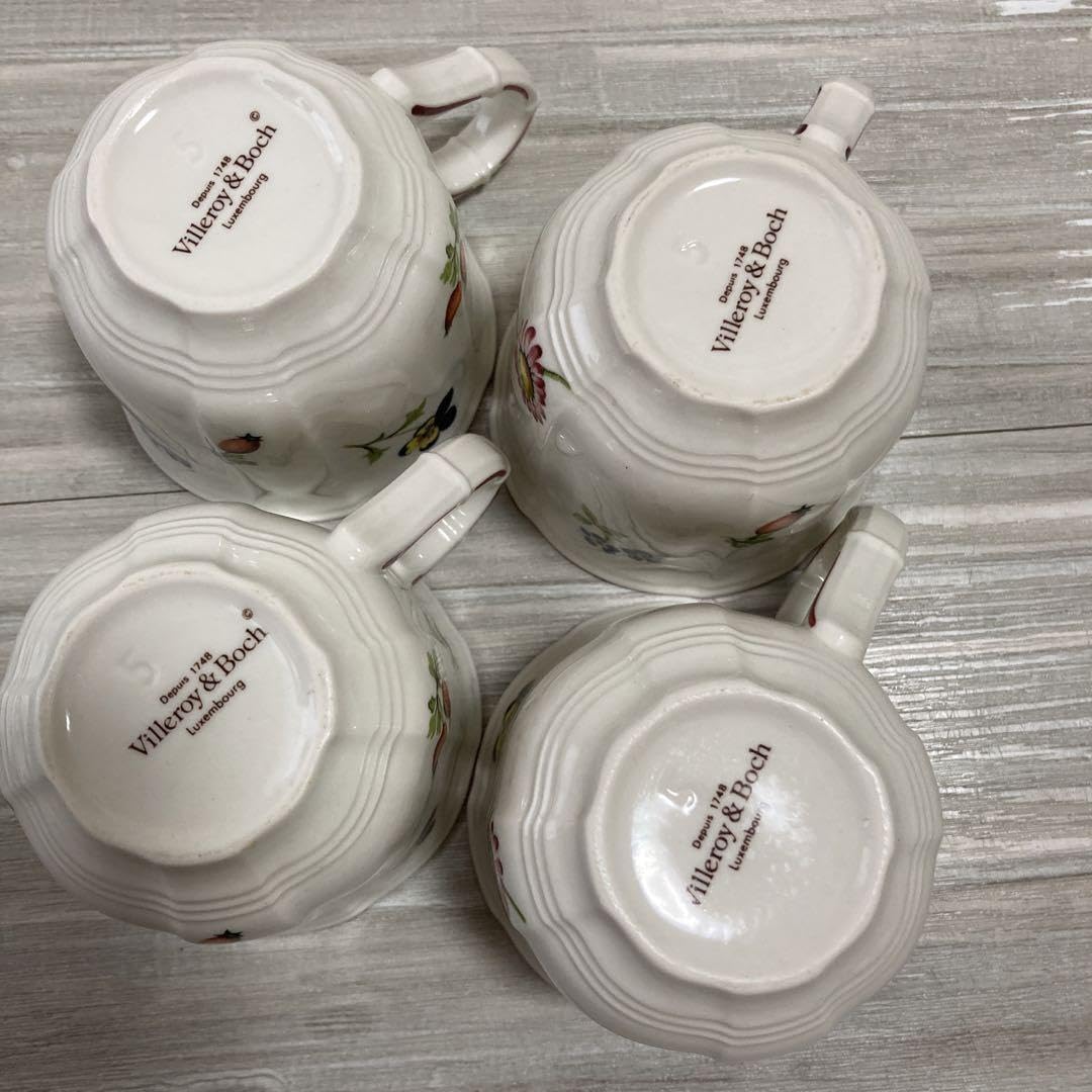 Amazon.co.jp: ビレロイ&ボッホ プチフルール カップ&ソーサー