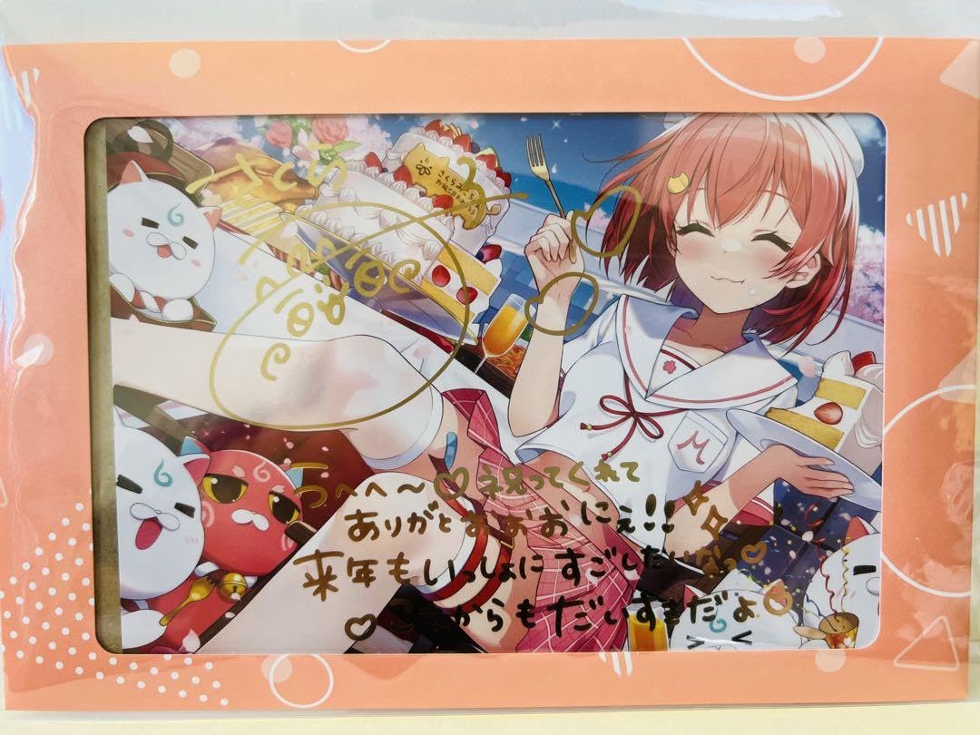 さくらみこ 活動3周年記念 さくらみこ 活動3周年記念 直筆サイン